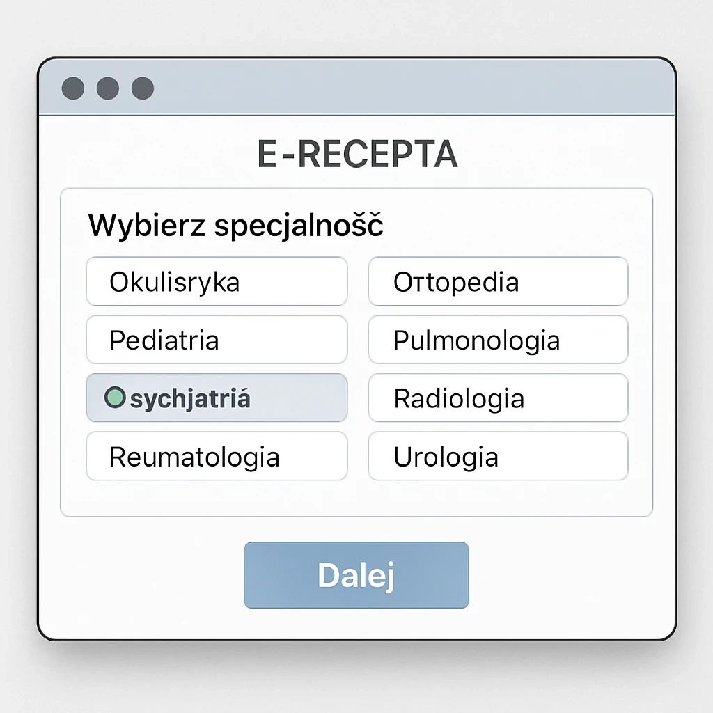 E-recepta na leki psychiatryczne - jak uzyskać?